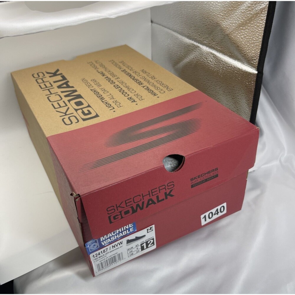 Skechers GoWalk Joy Sensational Day Navy/White 124187 Womens Size 12 New in Box - Picture 5 of 7